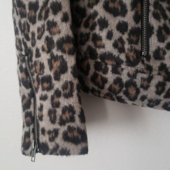 Cupcakes and Cashmere Margaux Leopard Moto Jacket - Picture 8 of 11